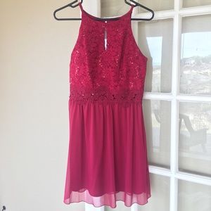 Amy Byer red semi formal dress, size 9